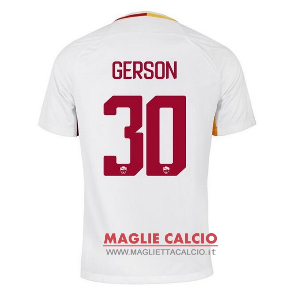 nuova maglietta roma 2017-2018 gerson 30 seconda